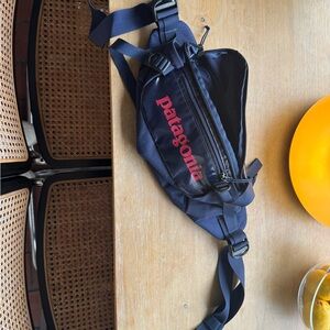 Patagonia Navy and Red Belt Bag